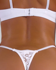 Women's Sexy Floral Lace Translucent Thong