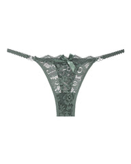 Women's Sexy Floral Lace Translucent Thong