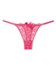 Women's Sexy Floral Lace Translucent Thong