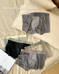 Men’s 20D Ultra-thin Ice Silk Quick-dry Boxer Briefs