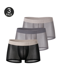 Men’s 20D Ultra-thin Ice Silk Quick-dry Boxer Briefs