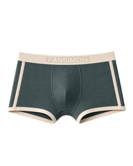 Men's Mid-Rise Simple Breathable Boxer Briefs