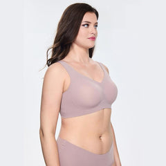 ShySilk Jelly Plus Size Friendly T-shirt Seamless Bra