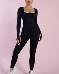 Long Sleeve Full Body Shaper Bodysuit