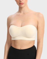 Non-Slip Bandeau Seamless Wireless Strapless Bra