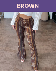 Booty Lifting Boho Flare Pants