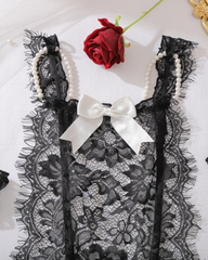 Sexy  Floral Lace Babydoll Lingerie Set