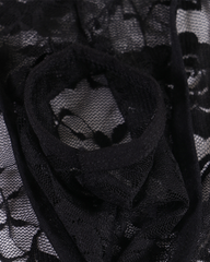 Men's Sexy Bow Detail Lace Cutout Briefs