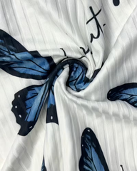 Butterfly Print Spaghetti Strap Pajama Set