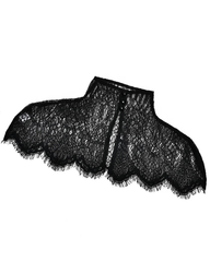 Elegant Lace Shawl Strapless Bodycon Solid Color Dress Set