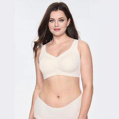 ShySilk Jelly Plus Size Friendly T-shirt Seamless Bra