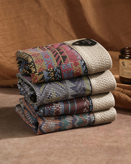 Ethnic Style Comfortable Mid-Rise Cotton Boxer Briefs