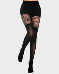 Mock Thigh High Stockings For Women Sexy Fishnet Tights Suspender Pantyhose  (bundle sale)