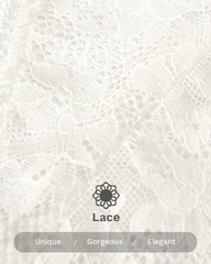 Elegant Lace Long Sleeve Backless Tie-Up Dress