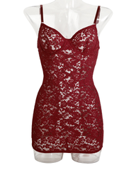 Strappy Lace Slip Bodycon Dress