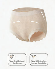 Mulberry Silk Warming Temperature-sensitive 10A Antibacterial Crotch High Elasticity Seamless Hip-lifting Panties