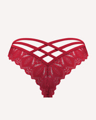 Cheeky Panties Lace Criss Cross Underwear