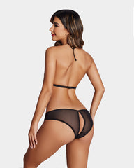 Deep V Lace One Piece Teddy