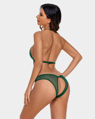 Deep V Lace One Piece Teddy