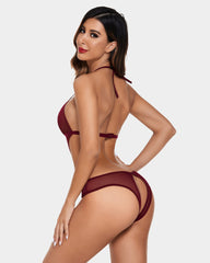 Deep V Lace One Piece Teddy