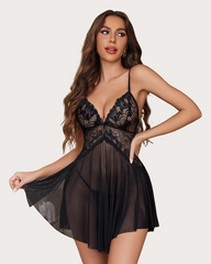 Floral Lace Exotic Bridal Nightdress