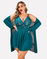 Plus Size Sleepwear Exotic Lace Lingerie Sets