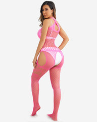 Fishnet Stockings Jumpsuit
