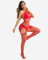 Fishnet Stockings Jumpsuit