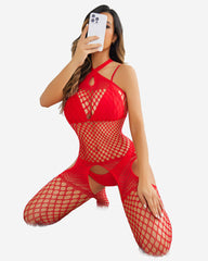 Fishnet Stockings Jumpsuit