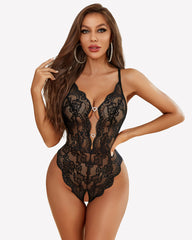 Lace Teddy One Piece Lingerie