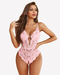 Lace Teddy One Piece Lingerie