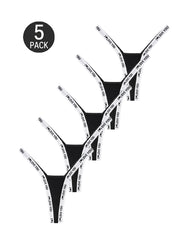 5-Pack Sexy Seamless Breathable Letter Elastic Band Thongs