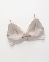 Deep V Seamless Letter Thin Straps Wire-Free Comfort Bra