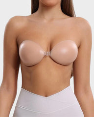 Front Closure Silicone Self-Adhesive Invisible Bra (2 pairs)