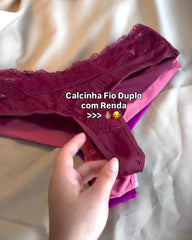 Sexy Lace Patchwork Comfortable Stretch Thong