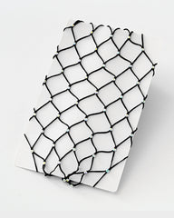 Sparkling Rhinestone Large Grid Fishnet Tights