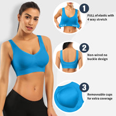 Silkshy®Seamless Comfort Workout Sports Bra