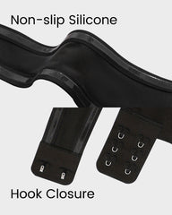 Non-Slip Crossover Side Hook Bandeau Bra