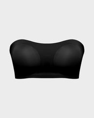 Non-Slip Crossover Side Hook Bandeau Bra