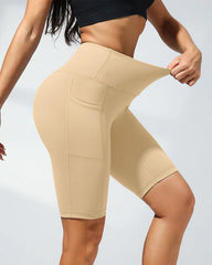 Women's Casual Sports Loose Cycling Shorts with Pockets