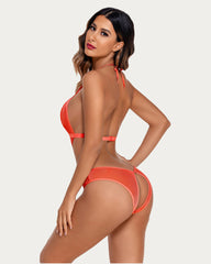 Deep V Lace One Piece Teddy