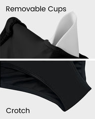 Ruffle Sleeve V-Neck Tummy Control Swimdress