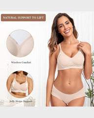 Seamless Soft Support Push Up Bra