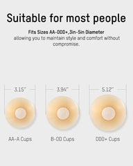 Seamless Non-Adhesive Nip Covers(2 Pairs)