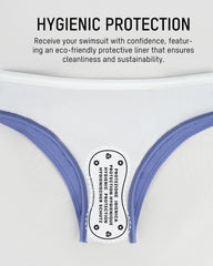 Sporty Back Bralette & Banded Hipster Bikini Set