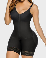 Tummy Control Butt Lifter Shaper with Zipper Crotch Fajas Colombianas