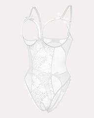 Crotchless Lace Mini Bodysuit