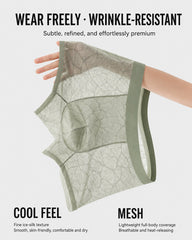 Men's Ultra-thin Lace Breathable Mesh Boxer Briefs