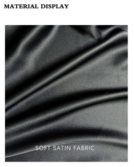 Sexy Lace Panel Satin Midi Nightdress