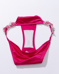 3-Pack Floral Appliqué Panties Mixed Colors